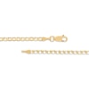 Thumbnail Image 2 of Curb Chain Necklace 2.95mm Solid 10K Yellow Gold 20&quot;