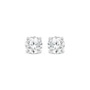 Thumbnail Image 2 of Round-Cut Diamond Solitaire Stud Earrings 1/2 ct tw 10K White Gold (I/I3)