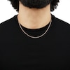 Thumbnail Image 4 of Glitter Rope Chain Necklace 1.6mm Solid 14K Rose Gold 16&quot;