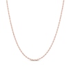 Thumbnail Image 1 of Glitter Rope Chain Necklace 1.6mm Solid 14K Rose Gold 18&quot;