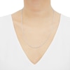 Thumbnail Image 3 of Glitter Rope Chain Necklace 1.6mm Solid 14K White Gold 22&quot;