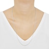 Thumbnail Image 3 of Glitter Rope Chain Necklace 1.6mm Solid 14K White Gold 24&quot;