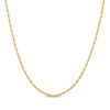 Thumbnail Image 1 of Glitter Rope Chain Necklace 2.4mm Solid 14K Yellow Gold 24&quot;