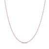 Thumbnail Image 0 of Solid Glitter Rope Chain Necklace 1.6mm 14K Rose Gold 20"