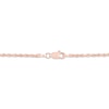 Thumbnail Image 1 of Solid Glitter Rope Chain Necklace 1.6mm 14K Rose Gold 20"