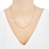 Thumbnail Image 3 of Glitter Rope Chain Necklace 2.4mm Solid 14K Rose Gold 16&quot;