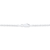 Thumbnail Image 2 of Glitter Rope Chain Necklace 2.4mm Solid 14K White Gold 16&quot;