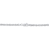 Thumbnail Image 2 of Glitter Rope Chain Necklace 3mm Solid 14K White Gold 16&quot;