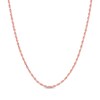 Thumbnail Image 1 of Glitter Rope Chain Necklace 2.4mm Solid 14K Rose Gold 18&quot;