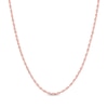 Thumbnail Image 1 of Glitter Rope Chain Necklace 2.4mm Solid 14K Rose Gold 24&quot;