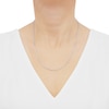 Thumbnail Image 3 of Glitter Rope Chain Necklace 2.4mm Solid 14K White Gold 20&quot;