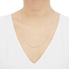 Thumbnail Image 3 of Glitter Rope Chain Necklace 2.4mm Solid 14K White Gold 22&quot;