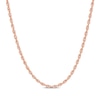 Thumbnail Image 1 of Glitter Rope Chain Necklace 3mm Solid 14K Rose Gold 18&quot;