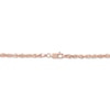 Thumbnail Image 2 of Glitter Rope Chain Necklace 3mm Solid 14K Rose Gold 24&quot;
