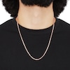 Thumbnail Image 3 of Glitter Rope Chain Necklace 3mm Solid 14K Rose Gold 24&quot;