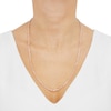 Thumbnail Image 4 of Glitter Rope Chain Necklace 3mm Solid 14K Rose Gold 24&quot;