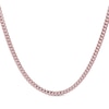 Thumbnail Image 0 of Solid Cuban Curb Chain Necklace 3.3mm 10K Rose Gold 20"