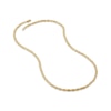 Thumbnail Image 2 of Glitter Rope Chain Necklace 3.8mm Solid 14K Yellow Gold 20&quot;