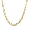 Thumbnail Image 1 of Diamond-Cut 5.9mm Miami Cuban Chain Necklace Solid 14K Yellow Gold 20&quot;