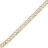Thumbnail Image 1 of Diamond-Cut Semi-Solid Curb Chain Necklace 5.6mm 10K Yellow Gold 20”