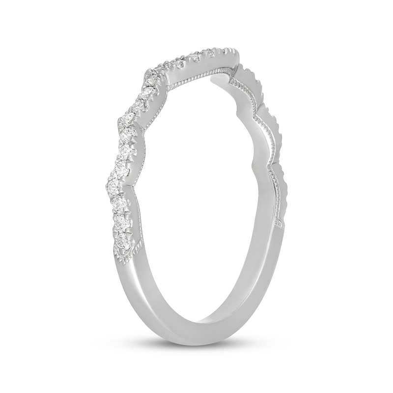 Main Image 8 of Neil Lane Diamond Contour Wedding Band 1/5 ct tw 14K White Gold