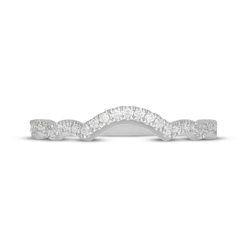 Main Image 9 of Neil Lane Diamond Contour Wedding Band 1/5 ct tw 14K White Gold