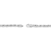Thumbnail Image 3 of Rope Chain Necklace 5.5mm Solid Sterling Silver 20&quot;