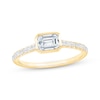 Thumbnail Image 0 of Emerald-Cut Diamond Bezel-Set Engagement Ring 1 ct tw 14K Yellow Gold