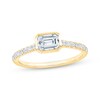 Thumbnail Image 1 of Now + Forever Emerald-Cut Diamond Bezel-Set Engagement Ring 1 ct tw 14K Yellow Gold