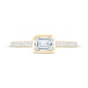 Thumbnail Image 3 of Now + Forever Emerald-Cut Diamond Bezel-Set Engagement Ring 1 ct tw 14K Yellow Gold