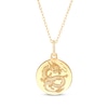 Thumbnail Image 1 of Dragon Coin Necklace 14K Yellow Gold 18"