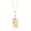 Thumbnail Image 2 of Dragon Coin Necklace 14K Yellow Gold 18"