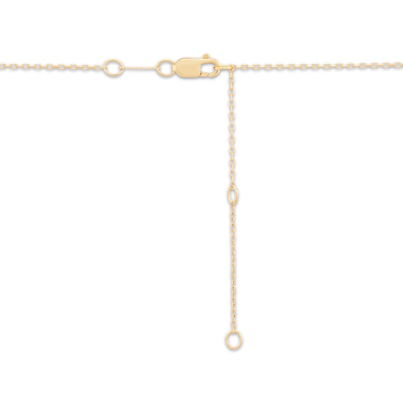 Main Image 3 of &quot;777&quot; Angel Number Necklace 14K Yellow Gold 18&quot;