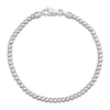 Thumbnail Image 1 of Polished Bead Bracelet 3mm Solid Sterling Silver 7.5&quot;