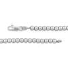 Thumbnail Image 4 of Graduated Bead Chain Necklace Semi-Solid Sterling Silver 18&quot;