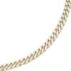 Thumbnail Image 2 of Diamond-Cut Curb Chain Necklace 5mm Semi-Solid 10K Yellow Gold 18&quot;
