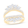 Thumbnail Image 1 of Now + Forever Lab-Grown Diamonds Marquise & Round-Cut Enhancer Ring 1-1/2 ct tw 14K Yellow Gold