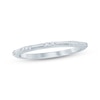 Thumbnail Image 1 of Now + Forever Diamond Trio Station Anniversary Ring 1/10 ct tw 10K White Gold