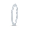 Thumbnail Image 2 of Now + Forever Diamond Trio Station Anniversary Ring 1/10 ct tw 10K White Gold