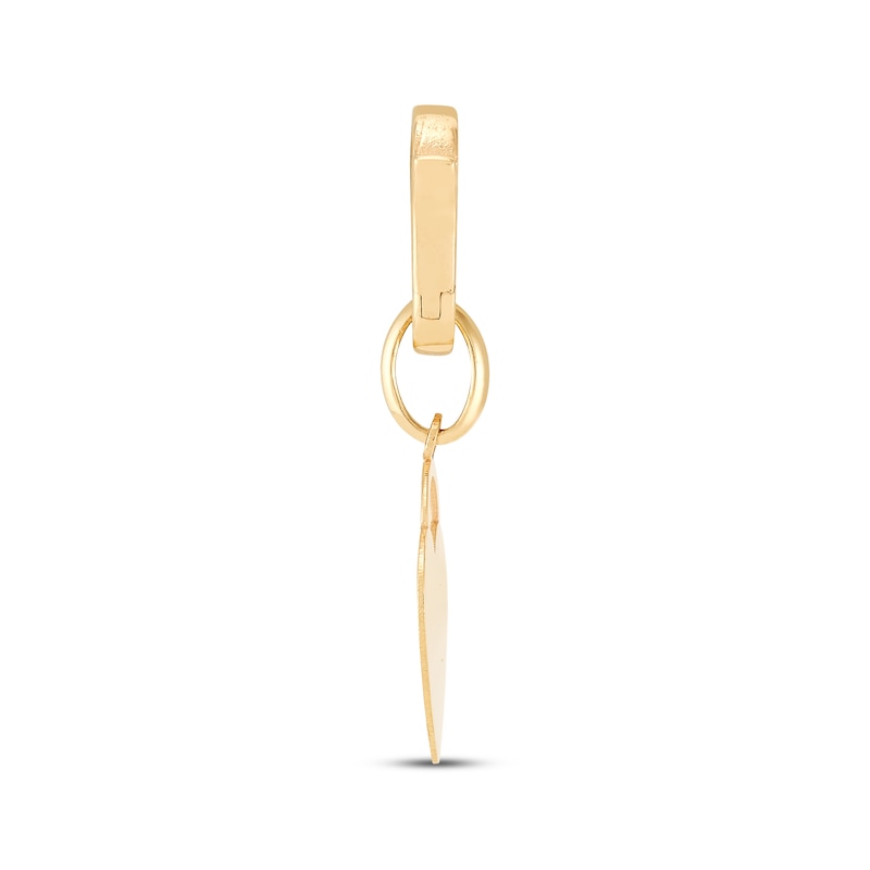 Main Image 3 of Charmed Memories &quot;Mom&quot; Heart Charm 10K Yellow Gold