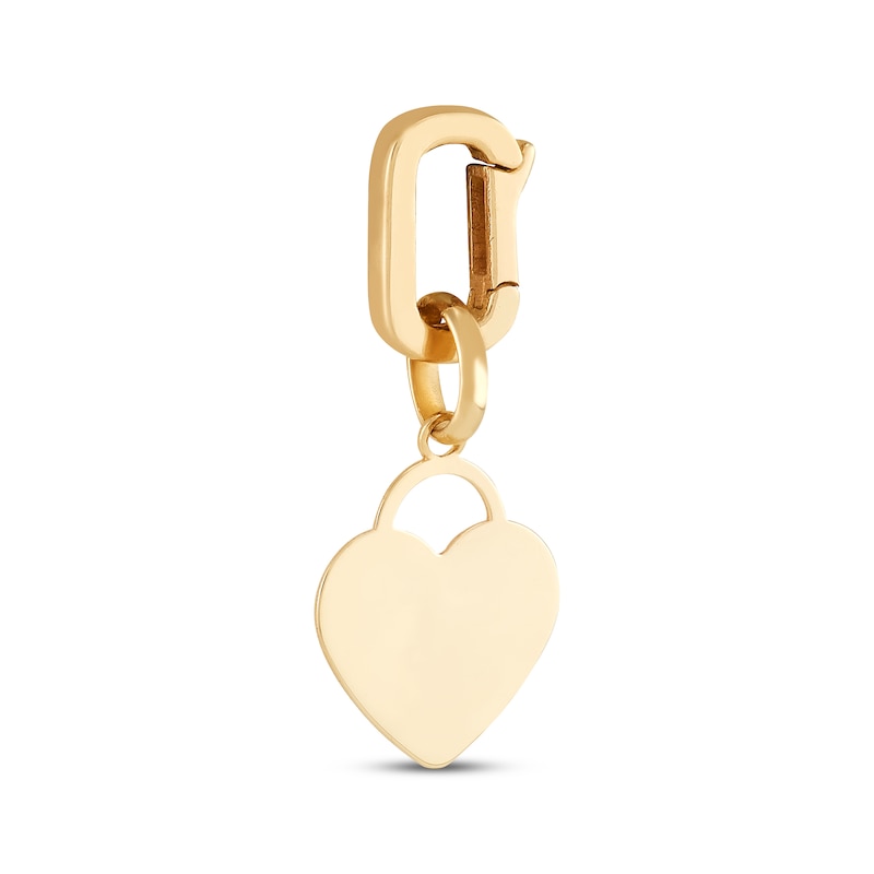 Main Image 4 of Charmed Memories &quot;Mom&quot; Heart Charm 10K Yellow Gold
