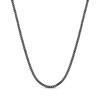 Thumbnail Image 1 of Curb Chain Necklace 4mm Black Ion-Plated Solid Stainless Steel 22&quot;