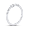 Thumbnail Image 2 of Baguette & Round-Cut Lab-Grown Diamond Deconstructed Ring 1/5 ct tw 10K White Gold