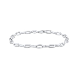Charmed Memories Cable Chain Bracelet 8.3mm Solid Sterling Silver 7.5"