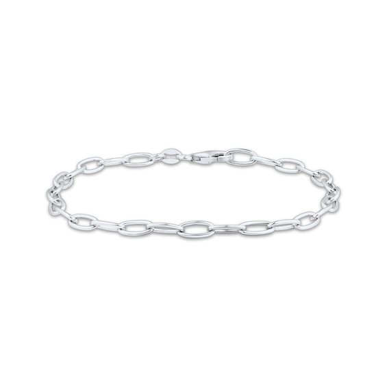 Charmed Memories Cable Chain Bracelet 8.3mm Solid Sterling Silver 7.5"