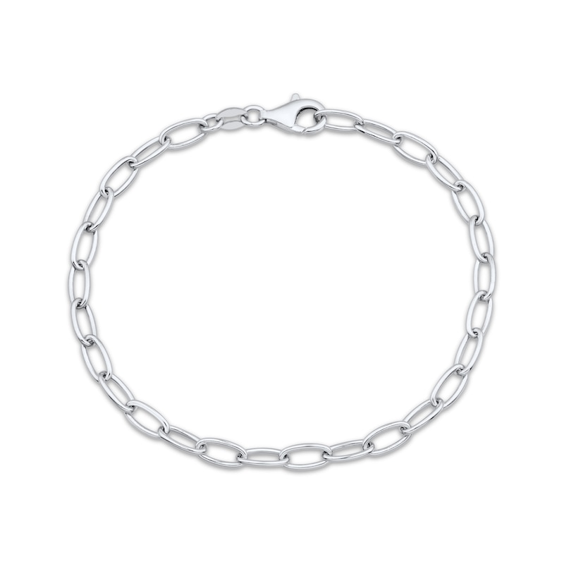 Main Image 2 of Charmed Memories Cable Chain Bracelet 8.3mm Solid Sterling Silver 7.5&quot;
