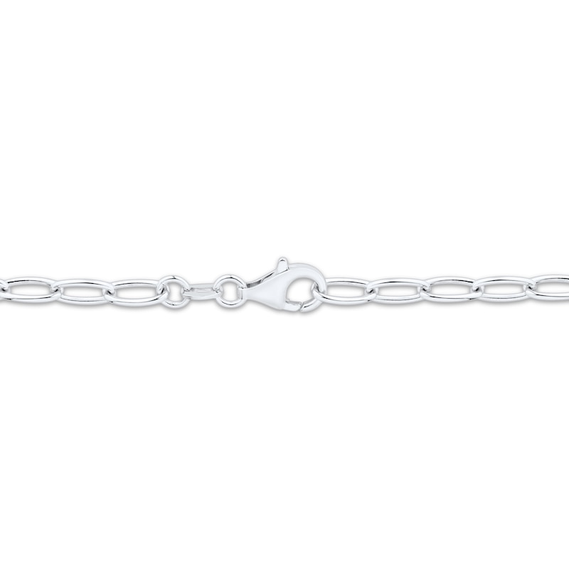Main Image 4 of Charmed Memories Cable Chain Bracelet 8.3mm Solid Sterling Silver 7.5&quot;