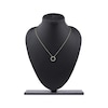 Thumbnail Image 5 of Diamond Squiggle Circle Necklace 1/3 ct tw 10K Yellow Gold 18"