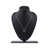 Thumbnail Image 6 of Diamond Squiggle Circle Necklace 1/3 ct tw 10K Yellow Gold 18"