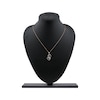 Thumbnail Image 5 of Arabic "Grandma" Diamond Tilted Heart Necklace 1/5 ct tw 10K Rose Gold 18"